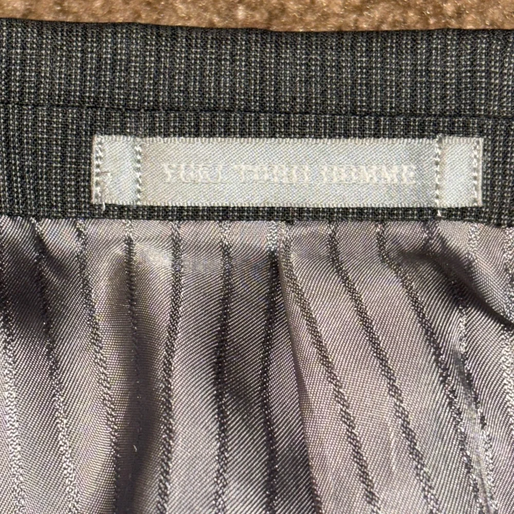 Yuki Torii Homme Men's Suit Jacket Gray Blazer Coat Designer READ DESCRIPTION - Picture 15 of 16